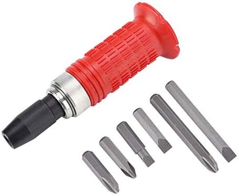7PCs/Set Impact Screwdriver Set Chrome-Vanadium Steel Fastener Drive Set For Drilling Wood, Steel, Concrete&Plastic DIY Drilling in Saudi Arabia
