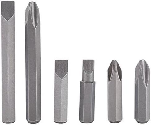 7PCs/Set Impact Screwdriver Set Chrome-Vanadium Steel Fastener Drive Set For Drilling Wood, Steel, Concrete&Plastic DIY Drilling in Saudi Arabia