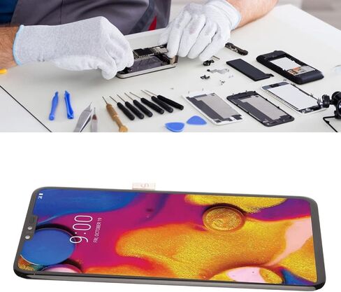 استبدال الشاشة لـ LG V40 ThinQ لـ LG V50 ThinQ 5G، شاشة LED للهاتف 6.4 بوصة تعمل باللمس محول رقمي كامل مع أدوات إصلاح لـ V400N V405UA V409N V405TAB in Kuwait
