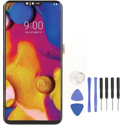استبدال الشاشة لـ LG V40 ThinQ لـ LG V50 ThinQ 5G، شاشة LED للهاتف 6.4 بوصة تعمل باللمس محول رقمي كامل مع أدوات إصلاح لـ V400N V405UA V409N V405TAB in Kuwait