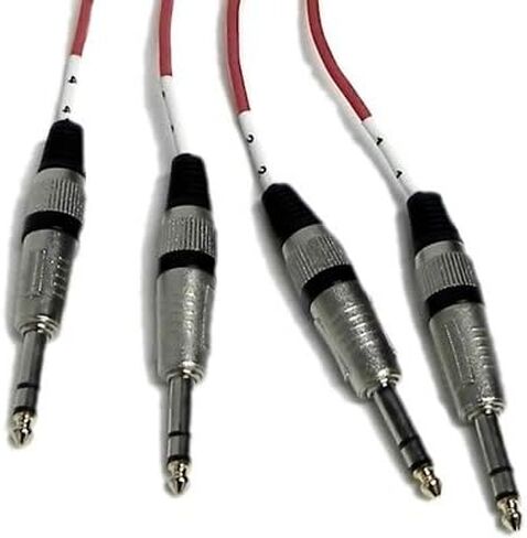 12 Channel 1/4" TRS Snake Cable - 5 Feet Long - Serviceable Ends - Pro Audio Effects Snake for Live Live, Recording, Studios, and Gigs - Patch, Amp, Mixer, Audio Interface 5' in Saudi Arabia