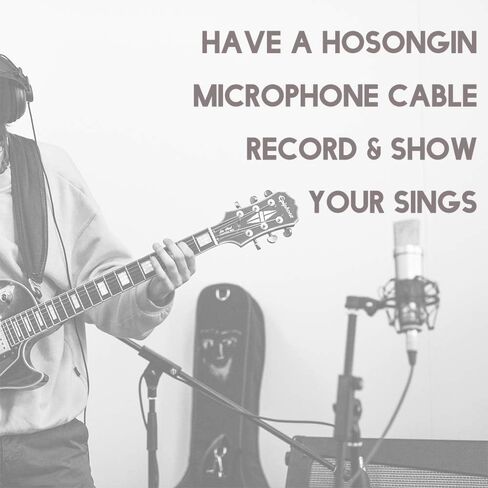 HOSONGIN USB Male to XLR Female Mic Link Converter Cable Studio Audio Cable Connector Cords Adapter for Microphones or Recording,USB Microphone Cable -10Feet in Saudi Arabia