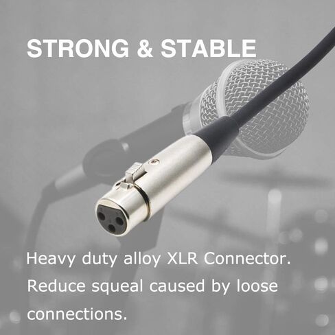 HOSONGIN USB Male to XLR Female Mic Link Converter Cable Studio Audio Cable Connector Cords Adapter for Microphones or Recording,USB Microphone Cable -10Feet in Saudi Arabia
