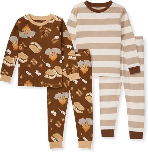 Burt's Bees Baby Baby Boys' Pajamas, Tee and Pant 2-Piece Pj Set, 100% Organic Cotton in Saudi Arabia