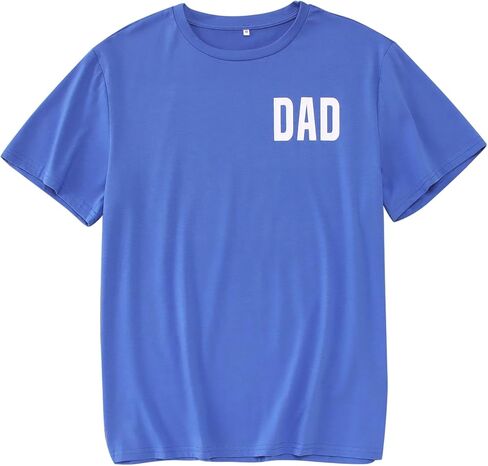 KEKEMI Daddy and Me Shirt Daddy's Girl T-Shirt Dad's Little Man Shirt Dad's Dude Tee Tops Father's Day Family Matching Outfit in Kuwait