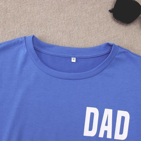KEKEMI Daddy and Me Shirt Daddy's Girl T-Shirt Dad's Little Man Shirt Dad's Dude Tee Tops Father's Day Family Matching Outfit in Kuwait