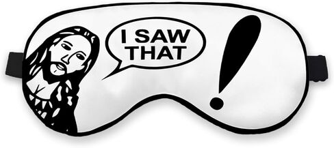 Jesus I Saw That Funny Eye Mask for Women Men Boy Kids, Silk Blackout Eye Mask for Sleeping Travel Nap Work, Jesus Picture Funny Adjustable Straps Soft Lightweight Sleep Mask in Kuwait