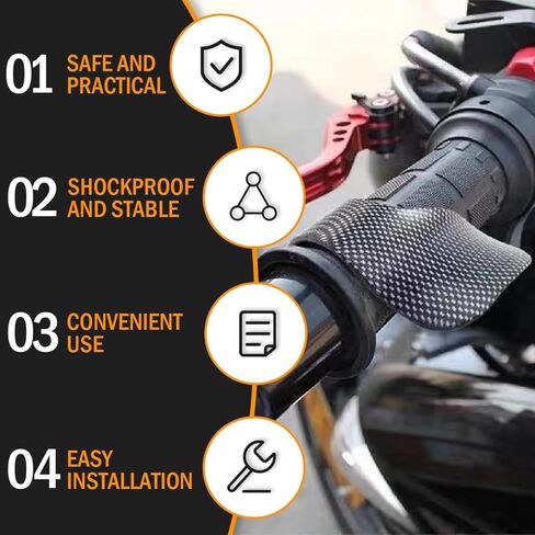 قطعتان من بطاقة خانق الدراجة النارية، حامل خانق عالمي للدراجات النارية، مساعد تثبيت السرعة للدراجة النارية، مسند للمعصم للدراجة النارية، مشبك خانق للمساعدة in Kuwait