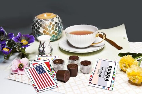 Creanoso Country Flags and Their Capital Learning Cards for Kids Bulk Set (4-Deck) - Pretty Favors Decor Decal Supply - Stocking Stuffers Gifts for Boys Girls Christmas Holidays Activities – DIY Art in Saudi Arabia