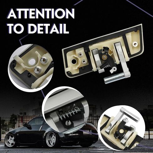 Front Driver Side Door Handle Exterior Compatible with 2003-2009 Nissan 350Z Replace OE Number 80607CD400 80607CD401 80607CD40A 92406002 in Saudi Arabia