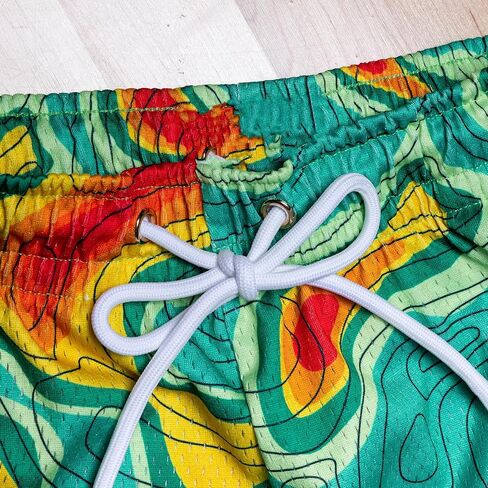 DIOTSR Mens Art Graphic Shorts Casual Athletic Running Shorts Cool Streetwear Designer Shorts Drawstring in Saudi Arabia
