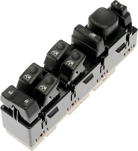 Dorman 901-075 Front Driver Side Master Window Switch Assembly - 8 Button Compatible with Select Cadillac / Chevrolet / GMC Models in Saudi Arabia