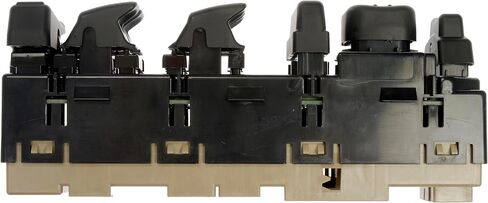 Dorman 901-075 Front Driver Side Master Window Switch Assembly - 8 Button Compatible with Select Cadillac / Chevrolet / GMC Models in Saudi Arabia