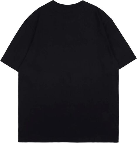 Men's Hip Hop Full Letter Printing Summer Hot T-Shirt High Cotton Crewneck Rapper Short Sleeve Tops… in Saudi Arabia