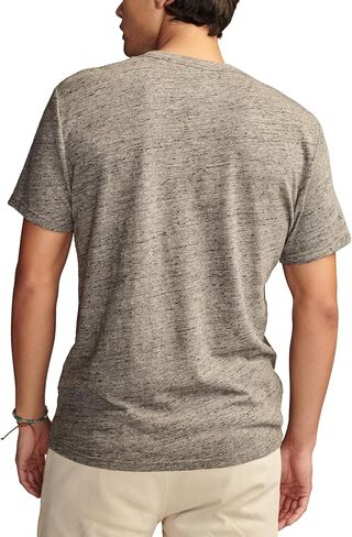 Lucky Brand Men's Linen Short Sleeve Pocket Crew Neck Tee in Saudi Arabia