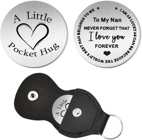 Pocket Hug Grandapa Gifts from Granddaughter Grandson, Grandfather Granddad Retirement Christmas Birthday Gifts for Papa Best Grandpa Ever Gift for Papa Grandpa Keychain Gift for Step Bonus Grandpa in Saudi Arabia