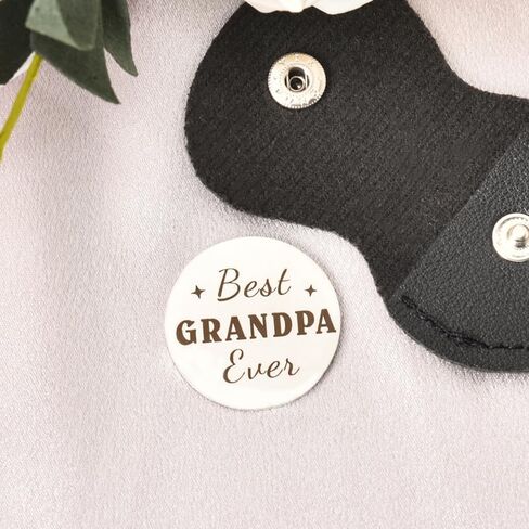 Pocket Hug Grandapa Gifts from Granddaughter Grandson, Grandfather Granddad Retirement Christmas Birthday Gifts for Papa Best Grandpa Ever Gift for Papa Grandpa Keychain Gift for Step Bonus Grandpa in Saudi Arabia