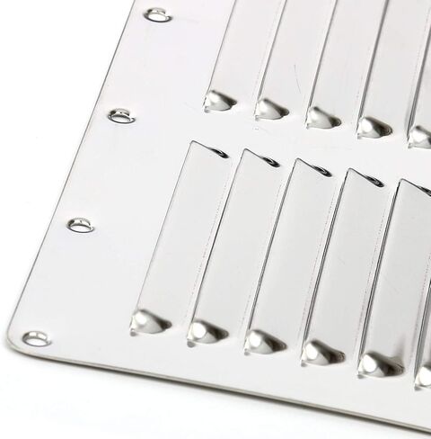 Amarine Made Stainless Steel Stamped Louvered Vent - Rectangular Marine Vents 4-1/2" X 9" - 07723S in Saudi Arabia