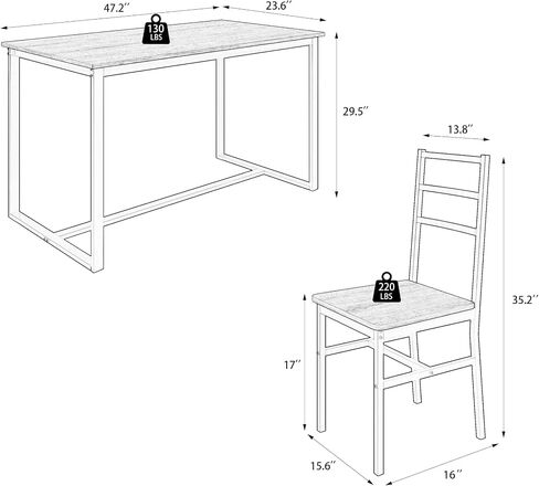 Chair Table Sets, White Oak in Saudi Arabia