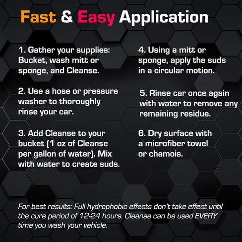 Ethos Cleanse for Car - Graphene Car Shampoo Graphene Ceramic Coating Infused Car Wash Soap (Gallon) in Kuwait