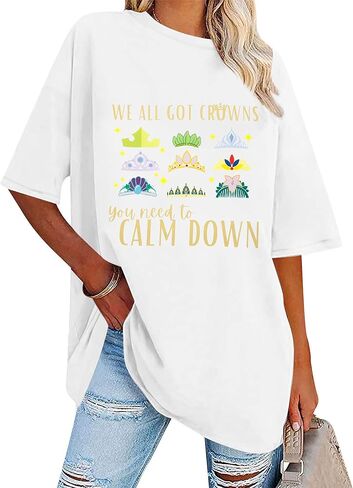 تي شيرت نسائي سحري لموسيقى الريف تي شيرت لمحبي الموسيقى قميص غير رسمي كبير الحجم بأكمام قصيرة in Kuwait