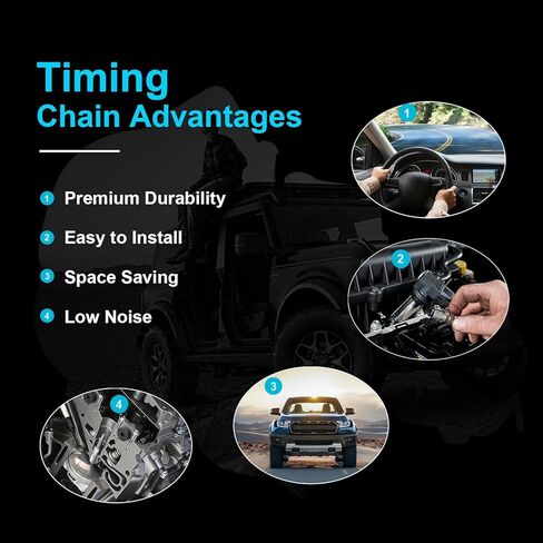 Engine Timing Chain Water Pump Kit For 97-11 Ford Explorer Sport Ranger Mazda B4000 Mercury 4.0L in Saudi Arabia