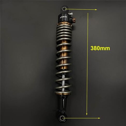 340mm Motorcycle Shock Rear Air Shocks Absorbers Suspension ATV Go Kart Quad Scooter Retro Motorcycles Street Dirt Bike Black in Saudi Arabia