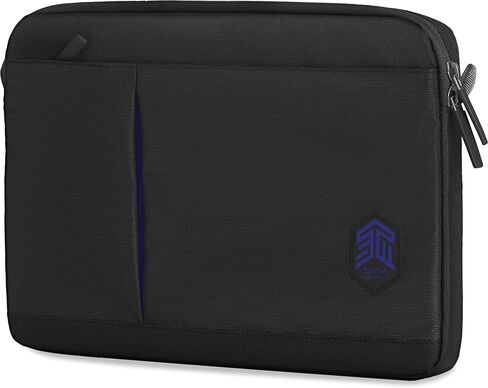 STM Blazer Laptop Sleeve - Slim & Protective Fits up to 14 inch Laptop with External Zipper Pocket - Ideal for Students & Business Men & Women - Black in Saudi Arabia