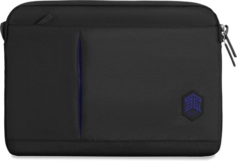 STM Blazer Laptop Sleeve - Slim & Protective Fits up to 14 inch Laptop with External Zipper Pocket - Ideal for Students & Business Men & Women - Black in Saudi Arabia