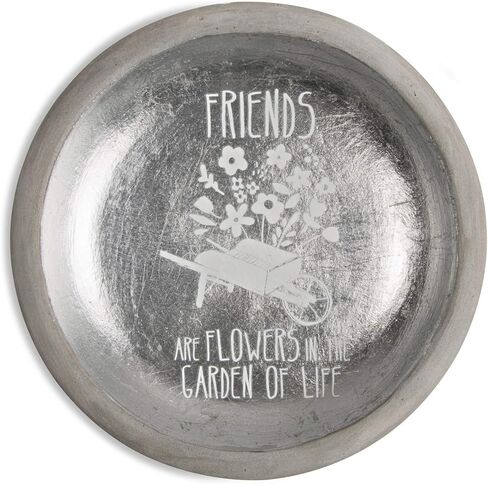 Pavilion Gift Company Friends are Flowers in The Garden of Life Keepsake Dish in Saudi Arabia