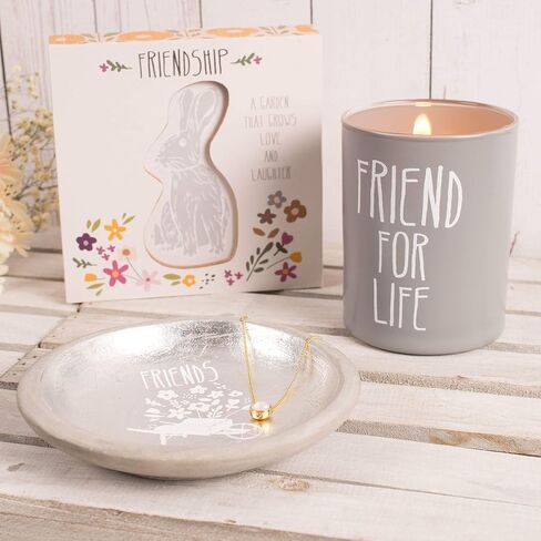 Pavilion Gift Company Friends are Flowers in The Garden of Life Keepsake Dish in Saudi Arabia