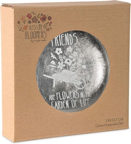 Pavilion Gift Company Friends are Flowers in The Garden of Life Keepsake Dish in Saudi Arabia