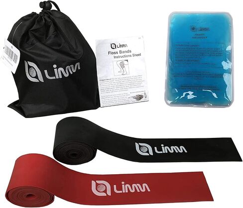 Muscle Compression Floss Bands - Tack and Flossing Bands for Mobility, Fitness, and Recovery - Best for Athletes, Therapy and Injury - Includes 2 Levels of Compression, Travel Pouch and Manual in Saudi Arabia