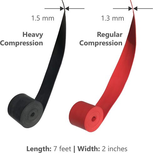 Muscle Compression Floss Bands - Tack and Flossing Bands for Mobility, Fitness, and Recovery - Best for Athletes, Therapy and Injury - Includes 2 Levels of Compression, Travel Pouch and Manual in Saudi Arabia