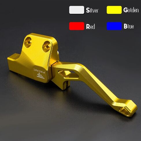 رافعة فرامل الانتظار ATV باستخدام الحاسب الآلي مناسبة لرابتور 125 250 360 660 700 YFM125R YFM250R YFM360R YFM660R YFM700R YFZ450 YZF450R 2004-2021 ألومنيوم فضي in Kuwait