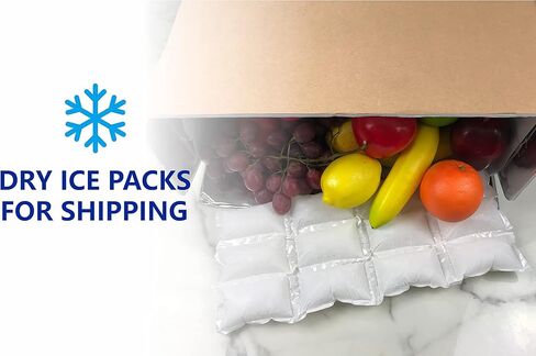 أوراق عبوات ثلج قابلة لإعادة الاستخدام للمبردات - صفائح ثلج مرنة بطانيات ثلج مبردة - عبوات ثلج لفريزر حقيبة الغداء - صفائح مكعبات حصيرة الثلج تحافظ على الطعام الطازج والمشروبات الباردة - حجم كبير قابل للقطع 6 عبوات in Kuwait