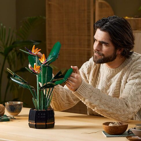LEGO 10289 Creator Expert Bird of Paradise Building Set for Adults, Artificial Plants Flowers Deco Gift Idea in Saudi Arabia
