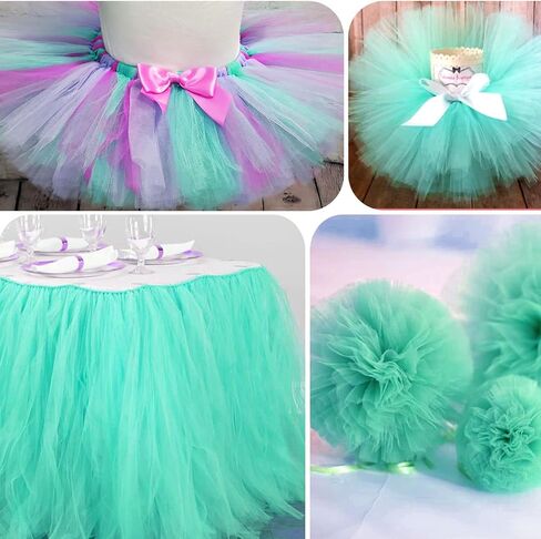 Tulle Fabric Rolls 54 inch by 20 Yards Black Tulle Bolt for Wedding Decorations Party Baby Shower Table Skirt Tutu DIY Decor in Saudi Arabia