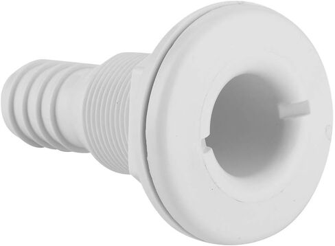 Thru Hull Bilge Fitting, 1in Nylon Plastic Marine Thru Hull Bilge Pump Hose Aerator Fitting for Boat Yacht Sail RV Camper Van in Kuwait