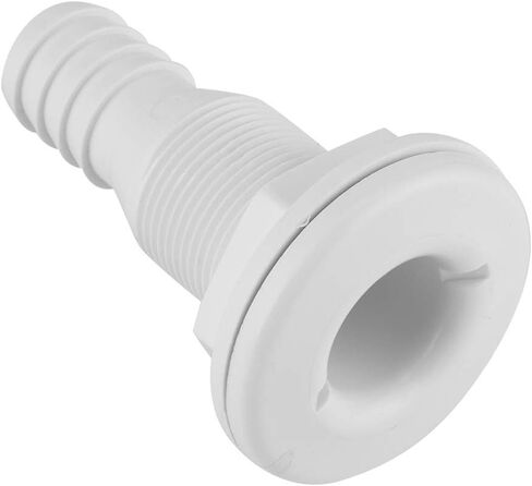 Thru Hull Bilge Fitting, 1in Nylon Plastic Marine Thru Hull Bilge Pump Hose Aerator Fitting for Boat Yacht Sail RV Camper Van in Kuwait