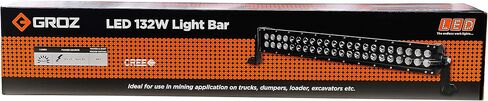 Groz 55032 LED 132W CREE Lightbar، 12-60V، IP67، عرض 610 مم in Saudi Arabia