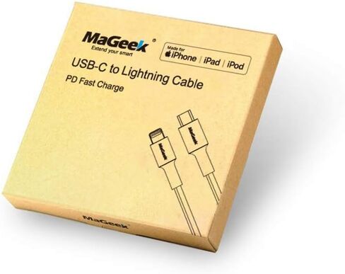 USB C to Lightning Cable 3ft, [Apple MFi Certified] 3.3ft iPhone PD Charger Compatible with iPhone 13/13 Pro Max/12/11/X/XS/XR/XS/8 Plus, iPad Air/Air Pods, Supports Power Delivery in Saudi Arabia