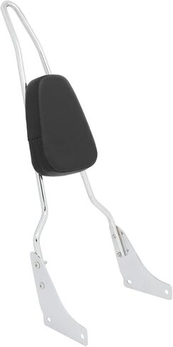 مسند ظهر جديد للمقعد الخلفي باللون الفضي للدراجة النارية مسند ظهر سيسي بار متوافق مع Honda Shadow VT1100 SABRE 1100 ACE 95-05 in Kuwait