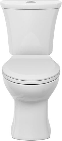 American Standard 204AA200.020 Edgemere Two-Piece Toilet, Elongated Front, Dual Flush, White, 1.1-1.6 gpf in Saudi Arabia