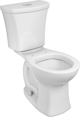 American Standard 204AA200.020 Edgemere Two-Piece Toilet, Elongated Front, Dual Flush, White, 1.1-1.6 gpf in Saudi Arabia