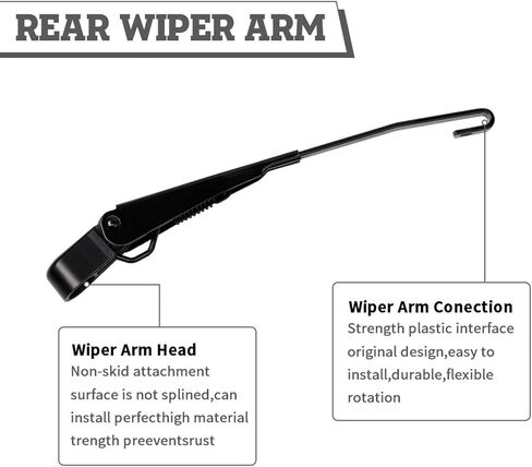 بديل لمجموعة صامولة ذراع الممسحة الخلفية Ford Escape، Mercury Mariner 2001-2006، مجموعة ملحقات غطاء الممسحة الخلفية، مجموعة غطاء الممسحة لنافذة الزجاج الأمامي الخلفي، OE:2L8Z-17526-AA in Kuwait