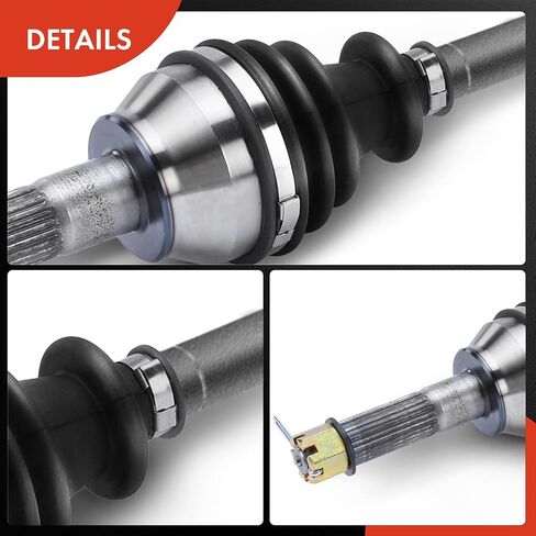 A-Premium Pair (2) Rear CV Axle Shaft Assembly Compatible with Polaris RZR 4 900/RZR 900 2014, RZR 4 XP 900 2012, RZR XP 4 900 2013, RZR XP 900 2011-2013, Driver and Passenger Side, Replace# 1332826 in Saudi Arabia
