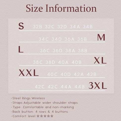 حمالات صدر لاسلكية مموجة للنساء، حمالات صدر مريحة بدون أسلاك مع دعم بدون خياطة برقبة على شكل حرف V للسيدات، حمالات صدر مريحة - أرجواني، مقاس XL in Kuwait