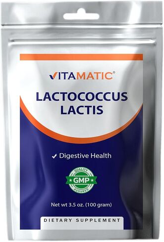 Vitamatic Lactococcus Lactis Probiotic Powder - Digestive Health Support - 100 Gram (3.5 OZ) - 100 Servings in Saudi Arabia