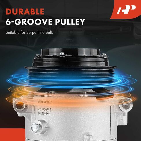 A-Premium Air Conditioner AC Compressor with Clutch Compatible with Chrysler Pacifica 2017-2022, Voyager 2020-2022, 3.6L in Saudi Arabia
